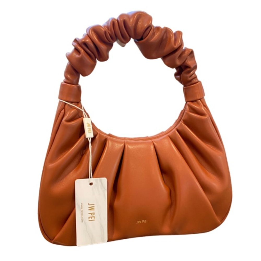 JW Pei GABBI Ruched Hobo Hnadbag - Nutella
